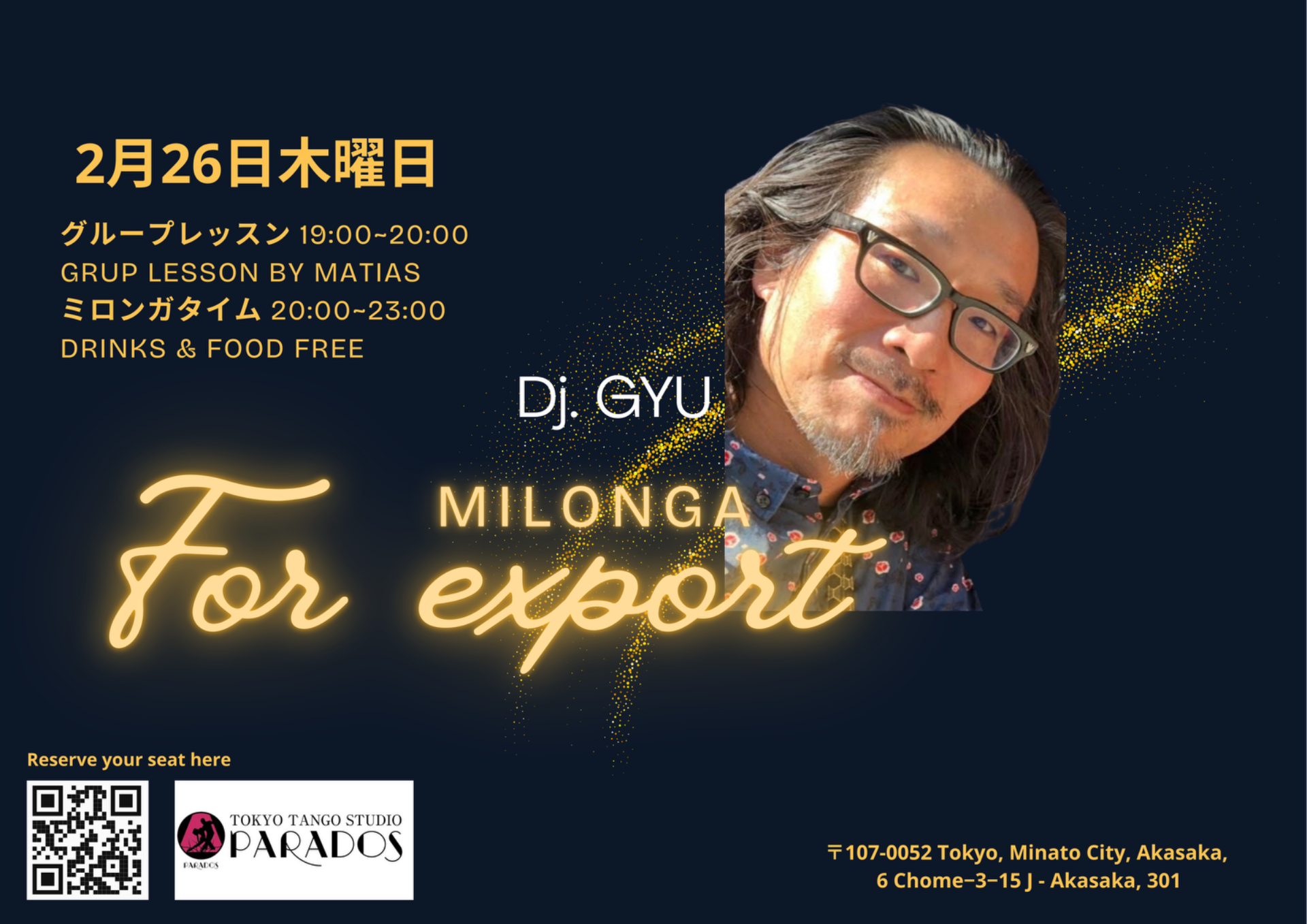 FOR EXPORT MILONGA